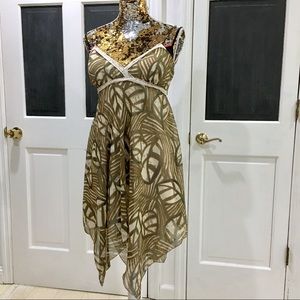 Studio Y dress w/adjustable straps & tie back